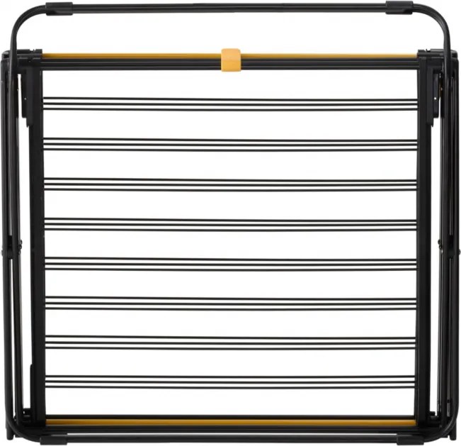 Uscator de rufe Joseph Joseph AirFrame™ 5000024, 16 m, 3 nivele, Pliabil, Mecanism de blocare, Negru/Galben