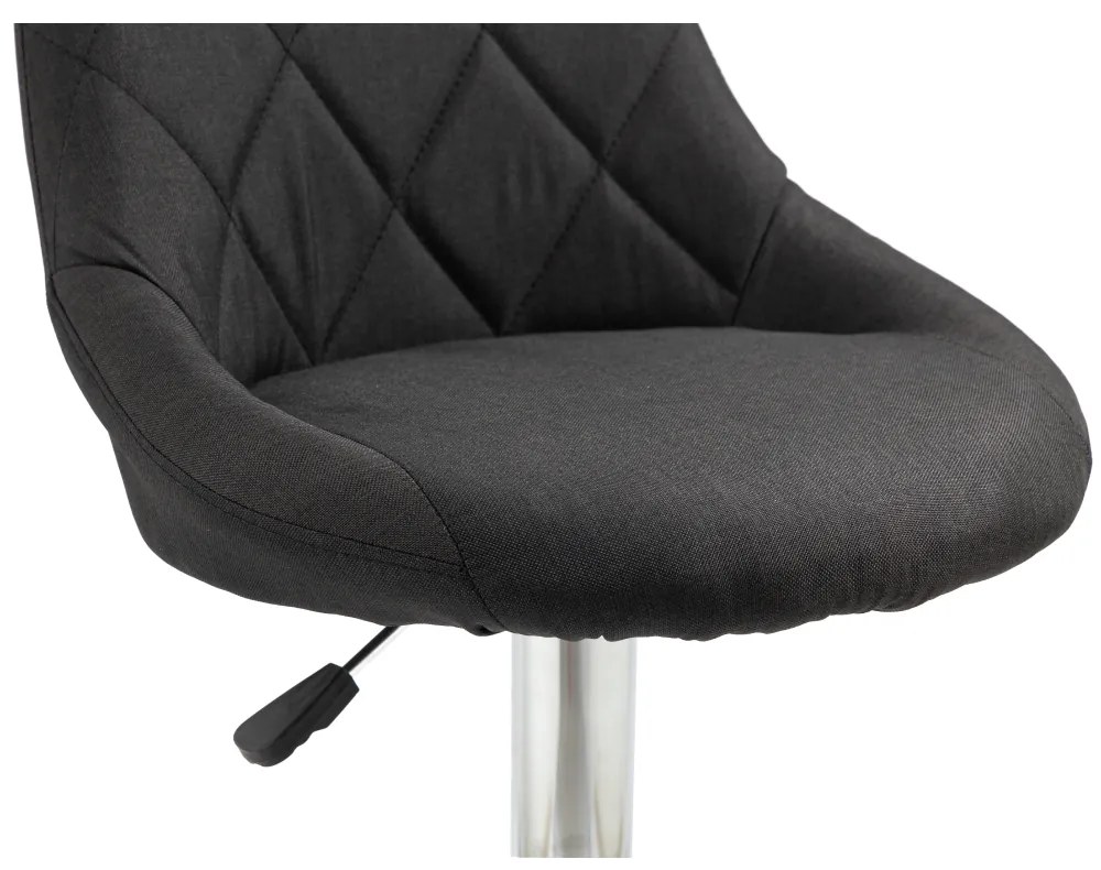 Scaun de bar, negru/crom, MARID