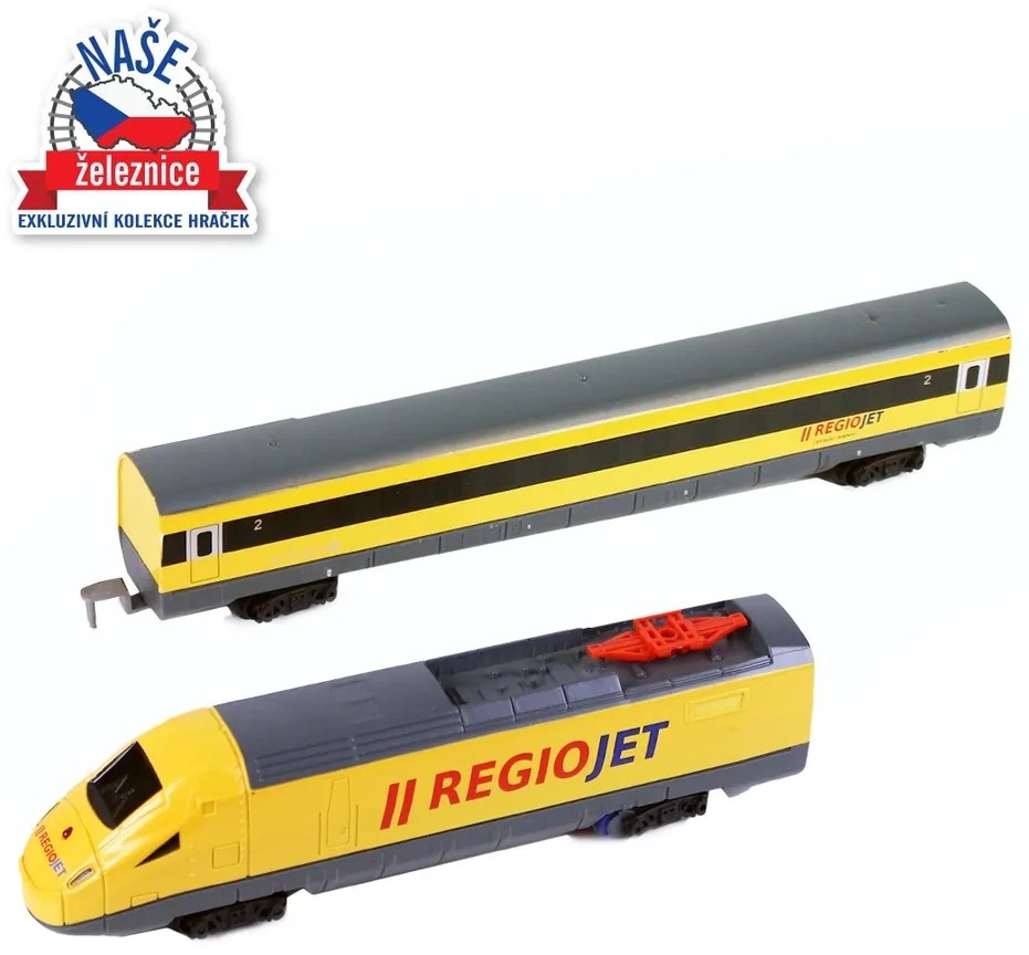 Tren Rappa RegioJet cu sunet și lumină, 53,5 cm
