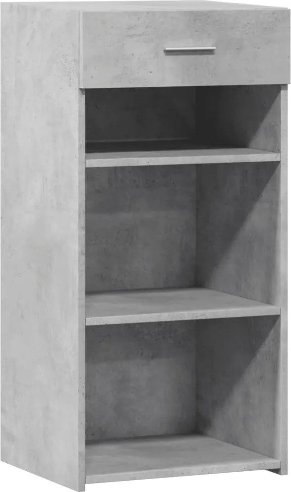 vidaXL Dulap, gri beton, 45x42,5x93 cm, lemn prelucrat