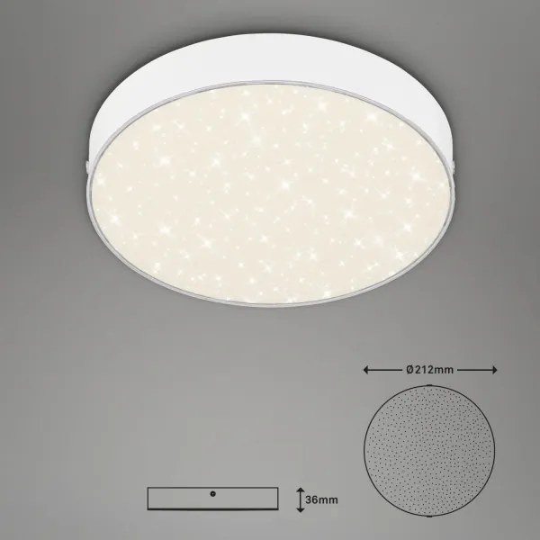 Plafonieră LED Briloner 7073-416 STAR SKY LED/16W/230V d. 21 cm alb