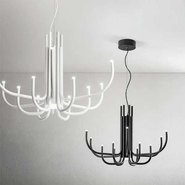 Ondaluce - Pendul LED dimmabil pe cablu NOUVEAU LED/35W/230V negru