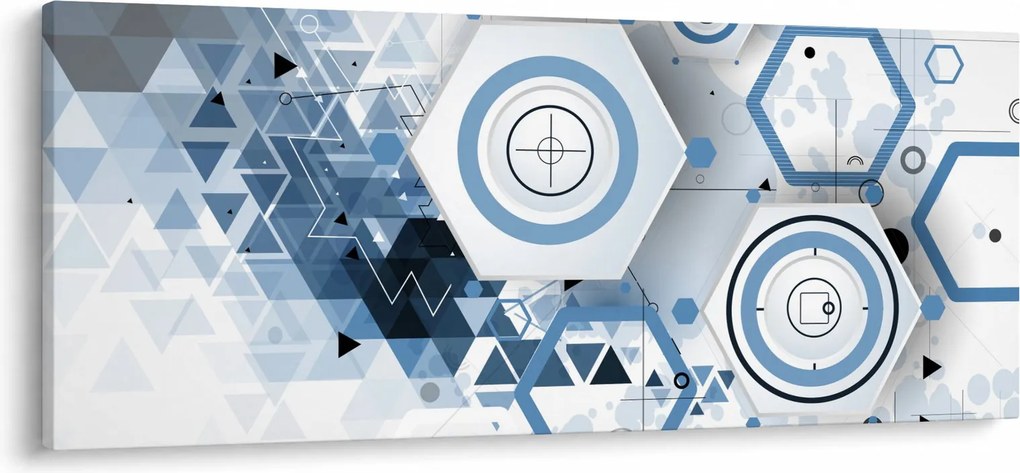 Tablou - Abstract geometric (120x50 cm)