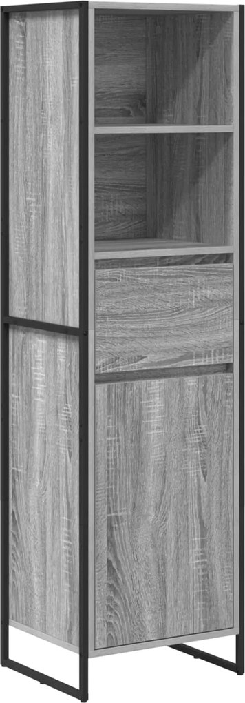 vidaXL Dulap pentru cărți Gri Sonoma 43 x 36 x 150.5 cm Lemn compozit