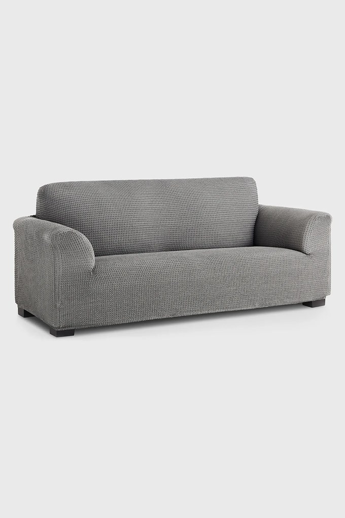 Husă pentru canapea cu două locuri Milos gri deschis gri-inchis 130-180 cm