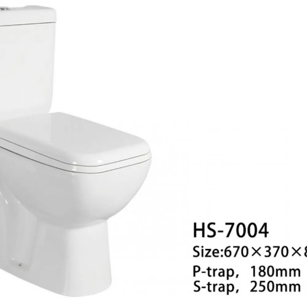 Set Vas WC cu Rezervor si Capac din Polipropilena HS-7004