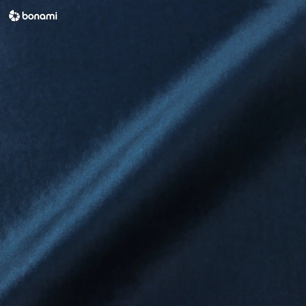 Colțar extensibil cu tapițerie de catifea și șezlong pe partea dreaptă Windsor & Co Sofas Nuage, albastru