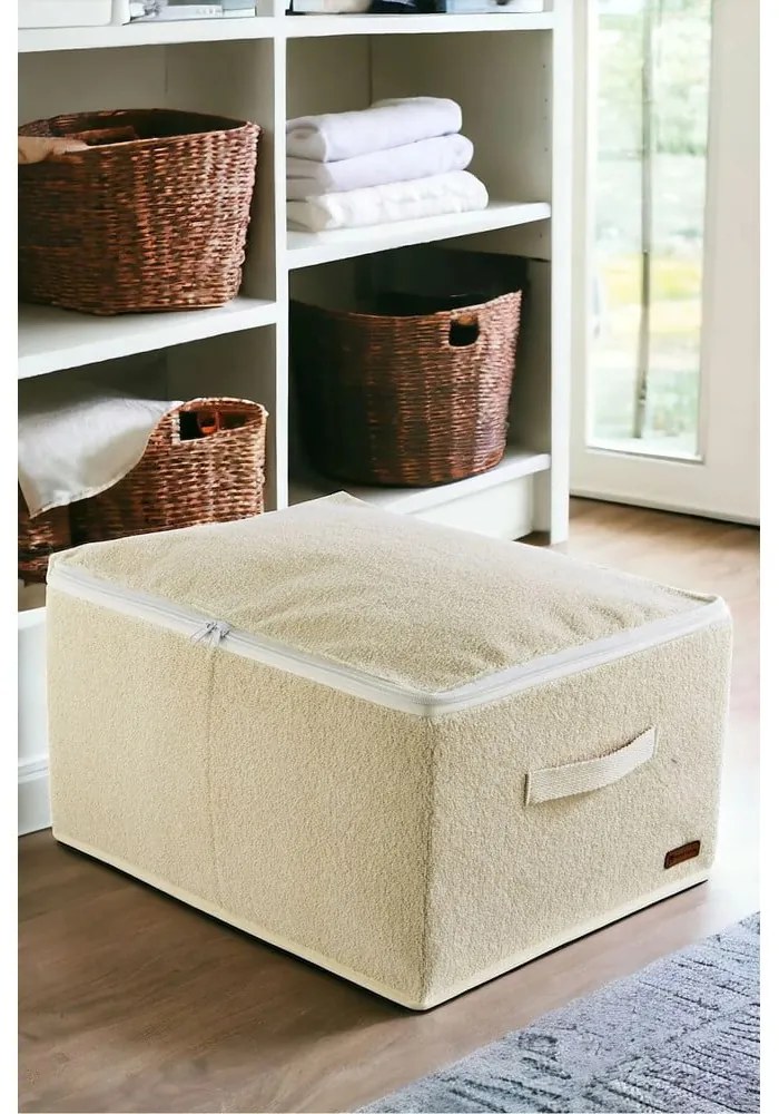 Cutie de depozitare pentru haine din material textil 42x34x42 cm – Mioli Decor