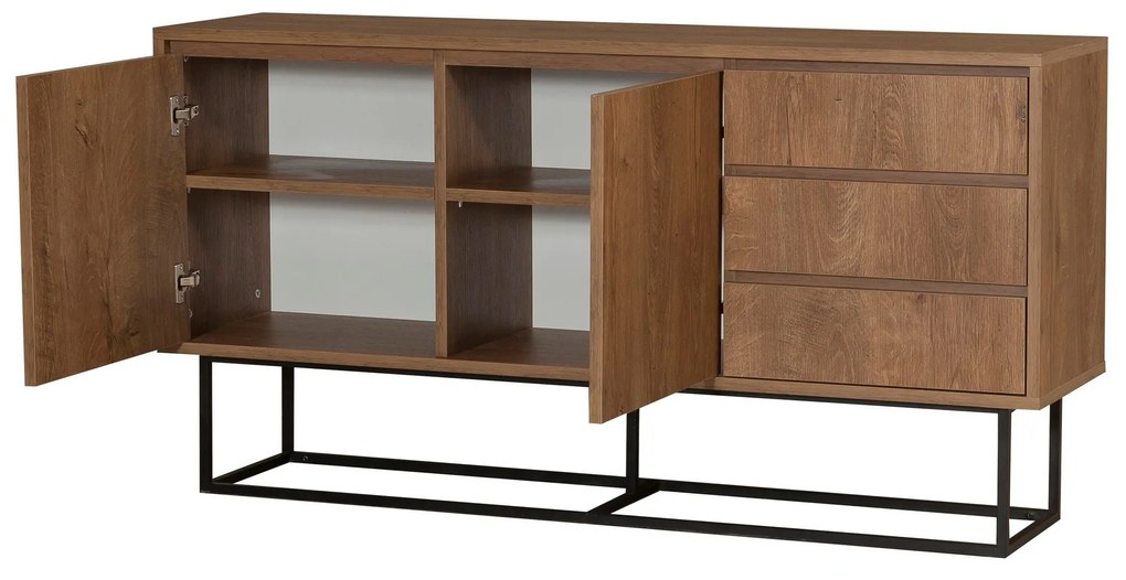 Mobilier living Lexuna 6 (Nuc + Negru). 1088977