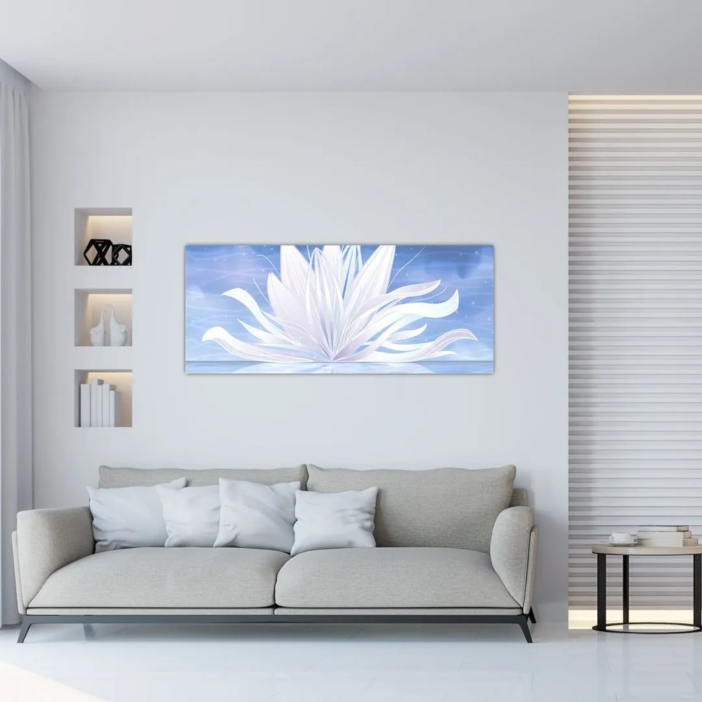 Tablou - Floare de lotus (120x50 cm)
