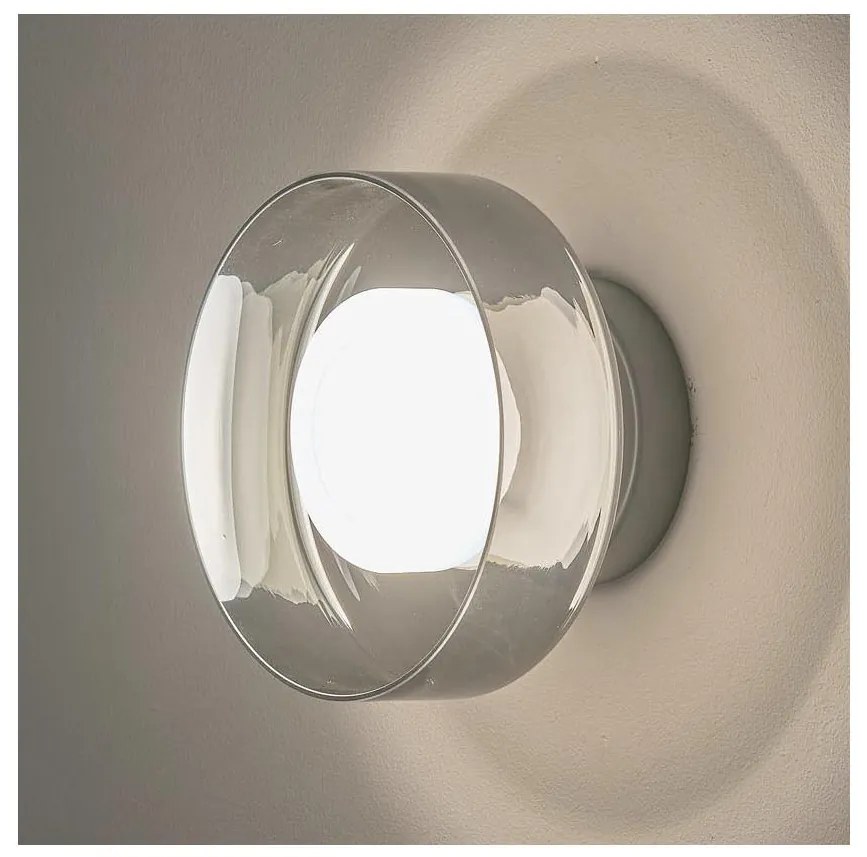 Aplică LED/8W/230V 3000K negru/fumuriu