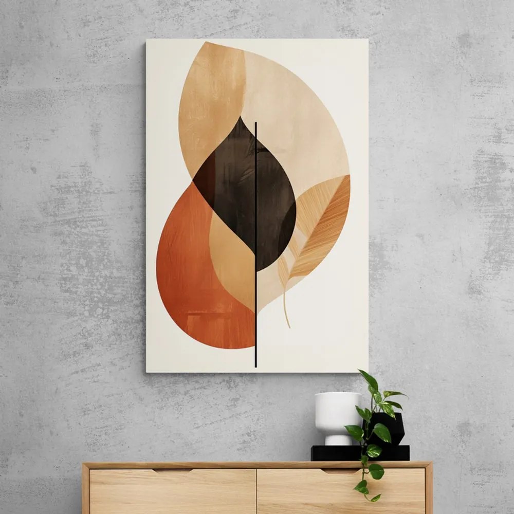 Tablou frunze abstracte No3
