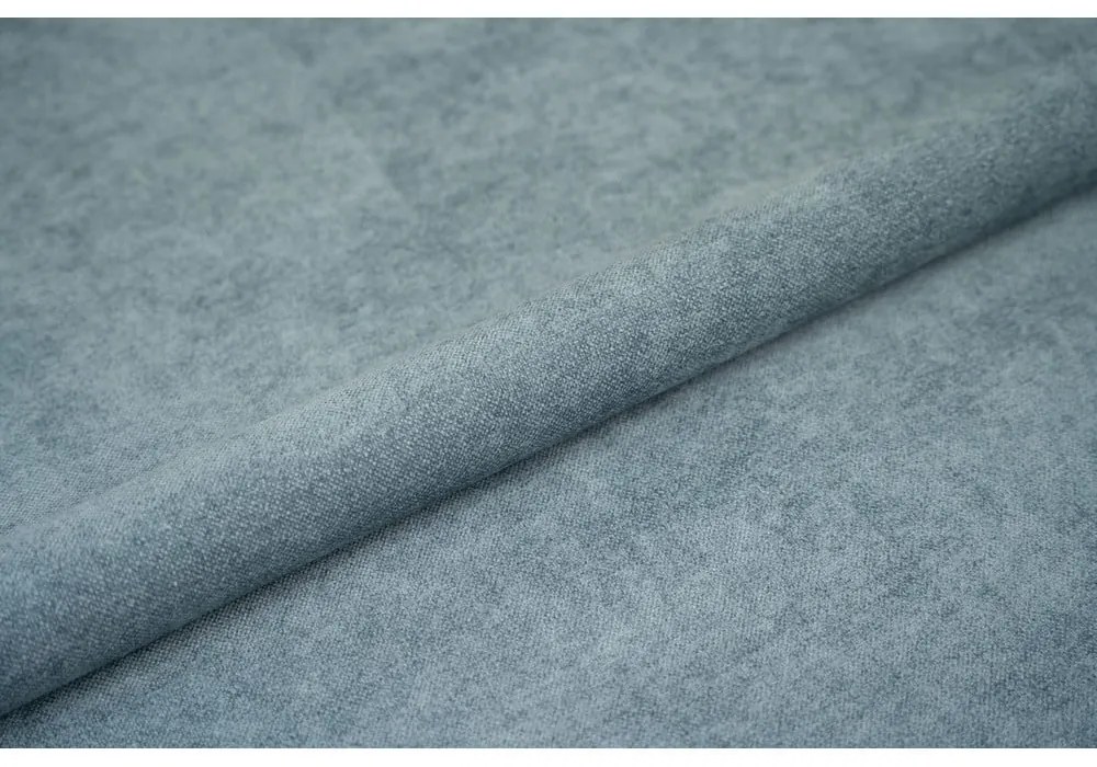 Pat matrimonial albastru tapițat cu spațiu de depozitare cu somieră 160x200 cm Thessa Bold – Bonami Selection