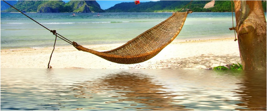 Tablou - Relax la plajă (120x50 cm)