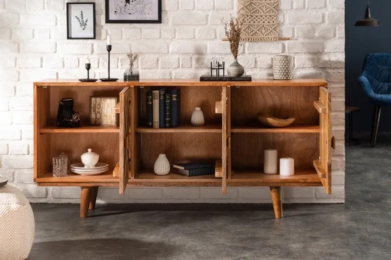 Comoda design retro Long Island 160cm Mango