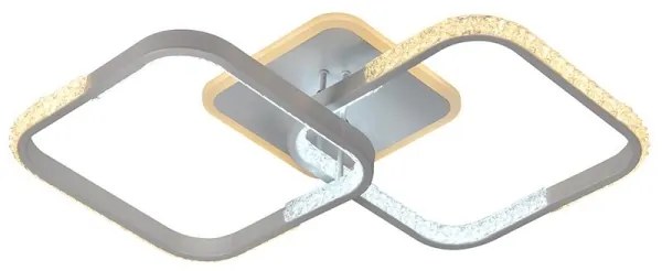 Lustră LED dimabilă aplicată LED/55W/230V 3000-6500K + telecomandă