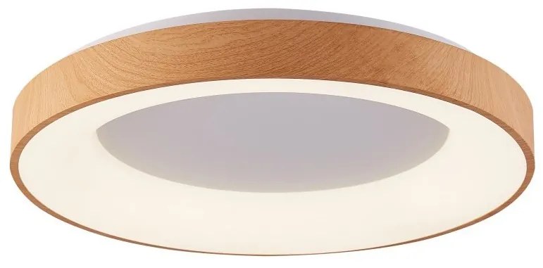 Lustra LED aplicata design slim circular SANTANA TOP 38 3000K WO