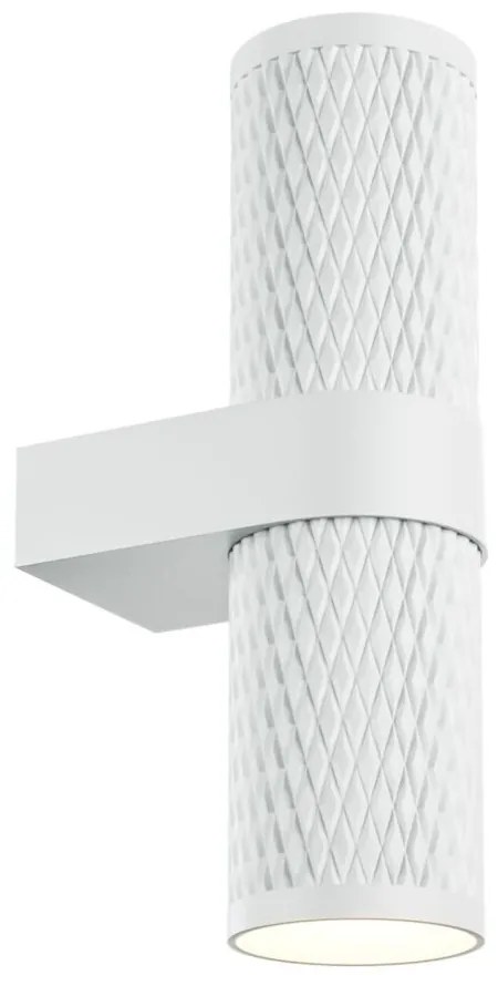 Aplica de perete design tehnic Focus alb