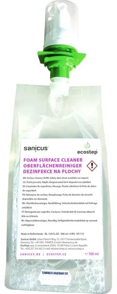 EcoStep 50061 - Dispenser de dezinfectant D4, 500 ml, alb