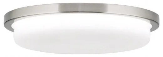 Plafoniera LED moderna LEROX 30cm crom satin