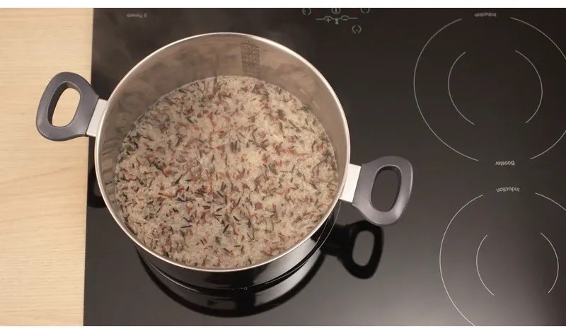 Oala Tefal G7124645 DAILY COOK, 24 cm, 4,5 l, termorezistent, inducție, fără PFOA, Inox