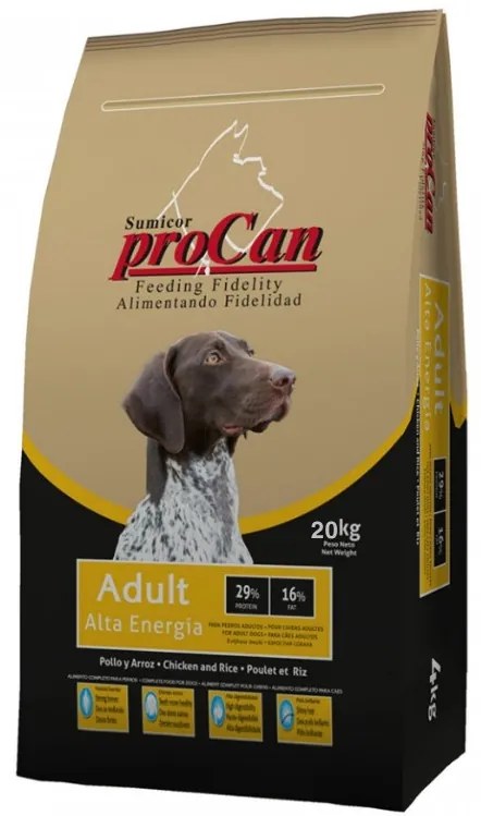Procan Alta Energia - Hrana uscata completa - 20kg