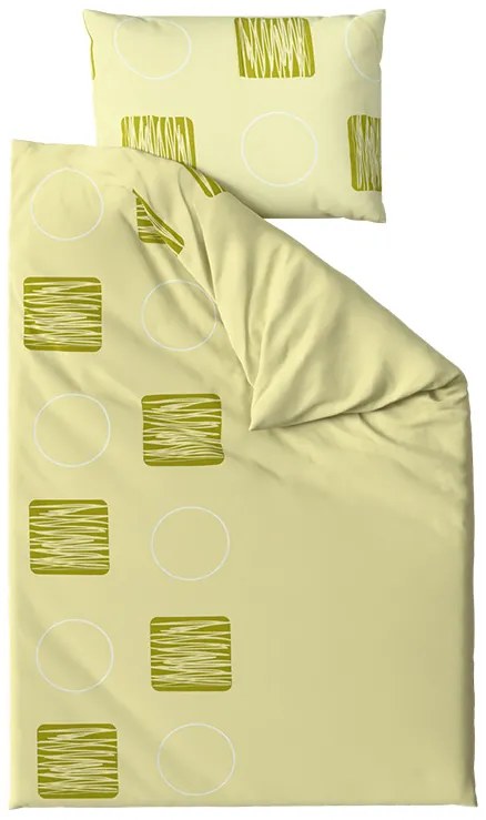 Lenjerie de pat din microsaten CALVYNA, verde deschis Dimensiune lenjerie de pat: 70 x 90 cm | 140 x 200 cm