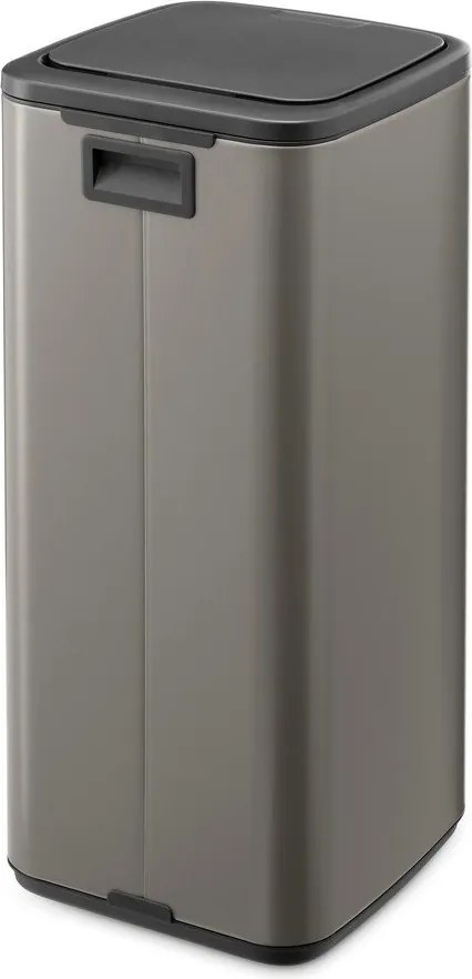 Coș de gunoi gri cu senzori de atingere din oțel 30 l Bo Touch – Brabantia