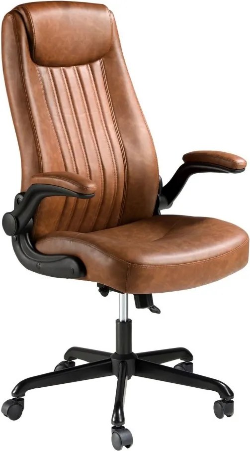 Scaun de birou modern piele sintetica Brown