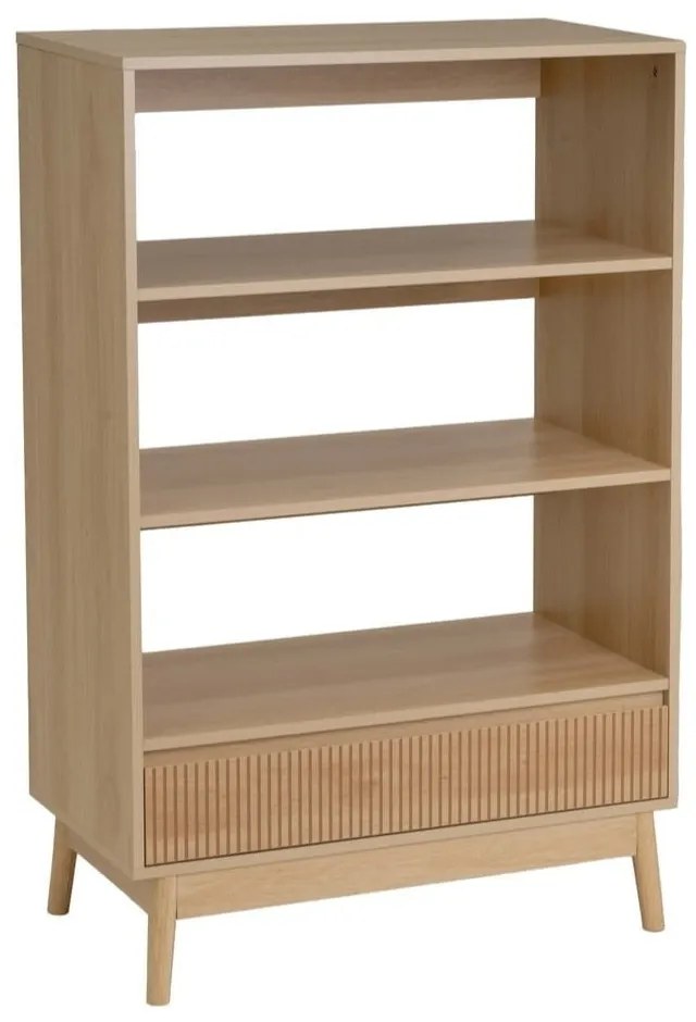 Bibliotecă în culoare naturală 80x120x40 cm Naroa – Casa Selección