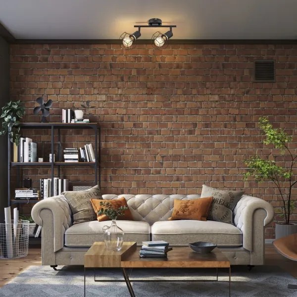 Spot Rabalux 71066 FRAN 2xE27/40W/230V negru