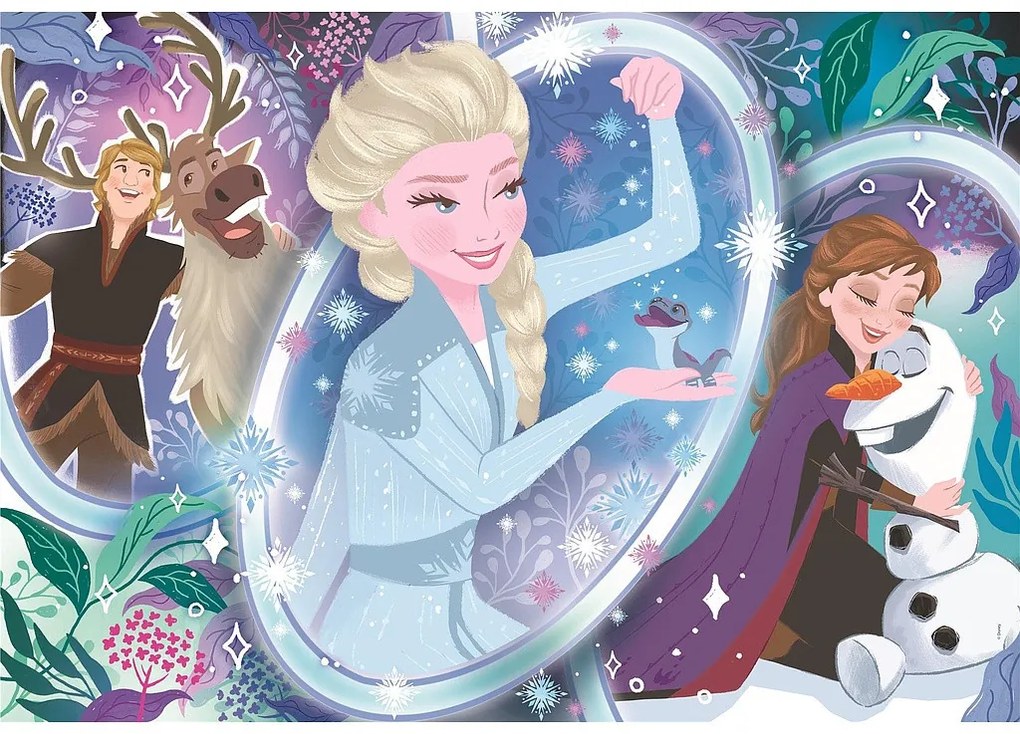 Disney Regatul de gheață Spell Puzzle Clementoni de 104 piese