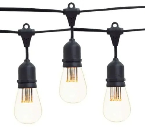 Ghirlanda Luminoasă cu Pendule pentru Terasă, 10m – Iluminat Eficient și Elegant pentru Petreceri în Aer Liber