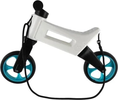 Funny Wheels - Bicicletă fără pedale 2 în 1 RIDER SUPER SPORT alb/negru/albastru