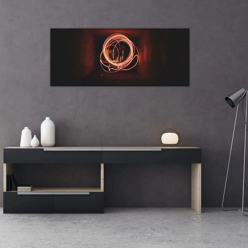 Tablou - linii în tunel (120x50 cm)