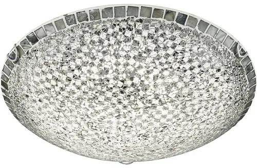 Plafoniera cu LED integrat Mosaique 24W 2120 lumeni, argintiu