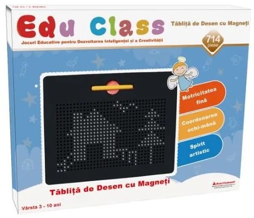 Tablita de desen cu magneti - 714 piese
