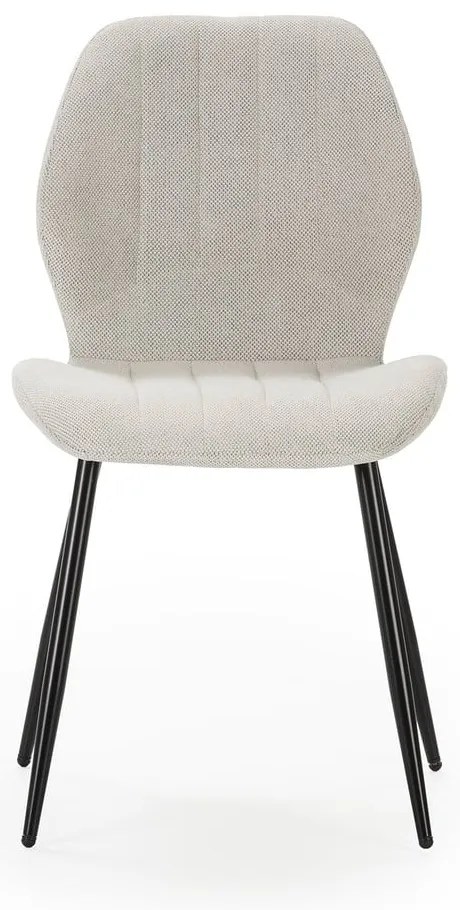 Scaune de dining crem 4 buc. Milu – Marckeric