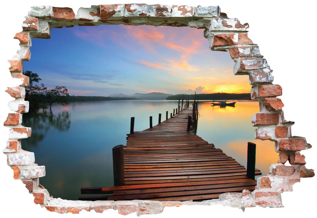 Sticker cu efect 3D - Ponton