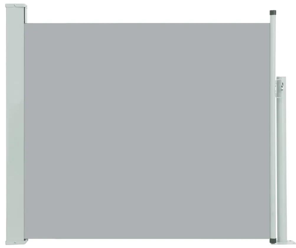 Copertina laterala retractabila de terasa, gri, 100 x 300 cm Gri, 100 x 300 cm