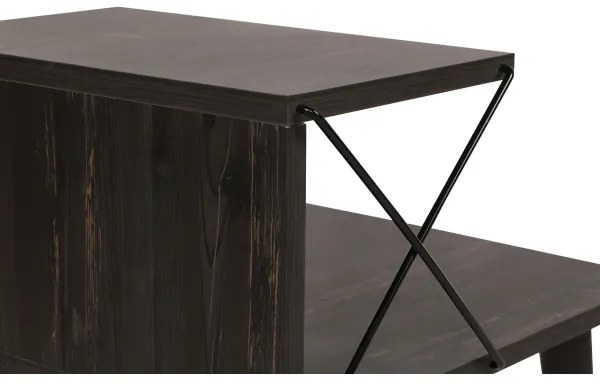 Noptieră CROSS 55x50 cm maro