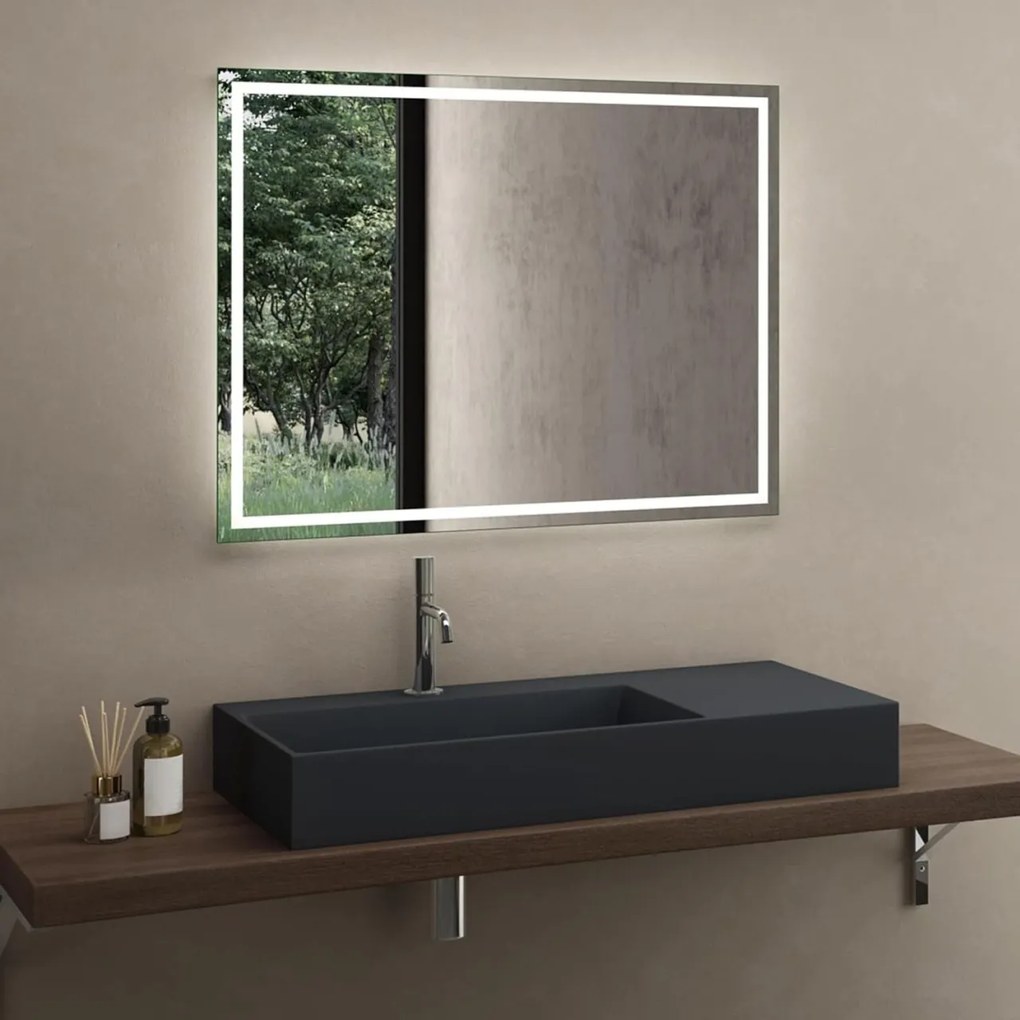Lavoar Archi gri mat L89,5 cm