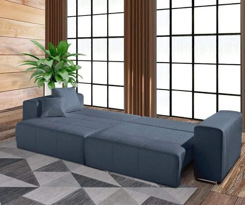 Canapea extensibilă dumonde cu ladă de depozitare si sezut confortabil