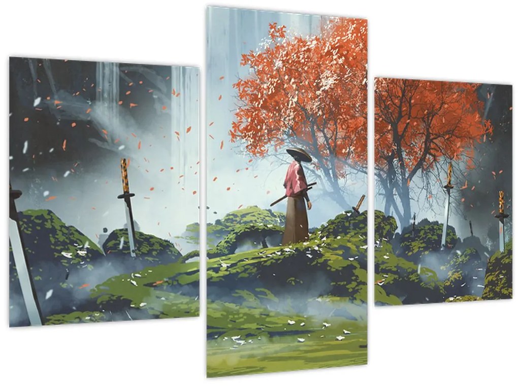 Tablou - Ilustrație a Grădinii de săbii (90x60 cm)