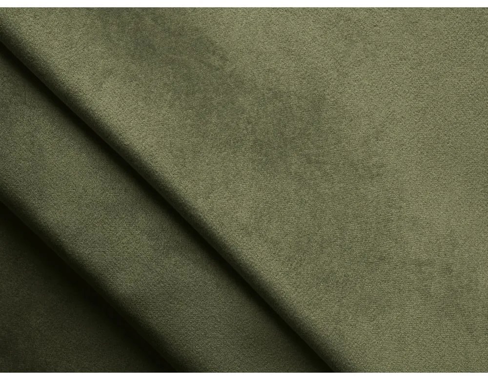 Pat boxspring verde cu spațiu de depozitare 180x200 cm Mikana – Makamii