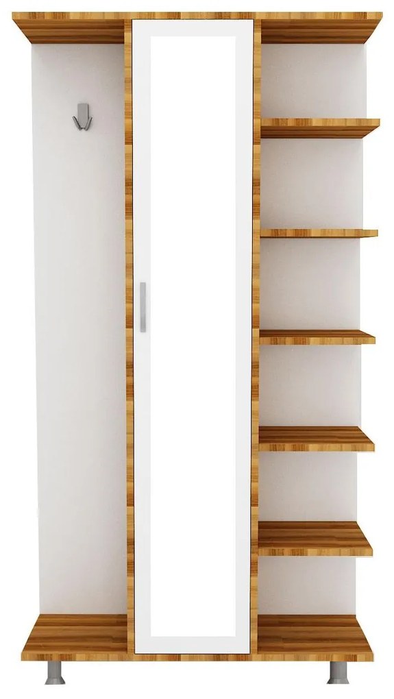 Mobilier hol Cercei (Stejar + Alb). 1088688
