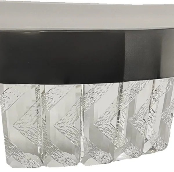 Lustră LED dimabilă aplicată LED/75W/230V 3000-6500K crom + telecomandă