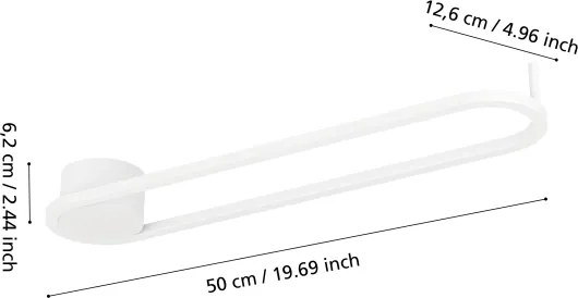 Eglo 902152-LED Plafonier COLLECORVINO LED/24W/230V 2700/4000/6500K alb