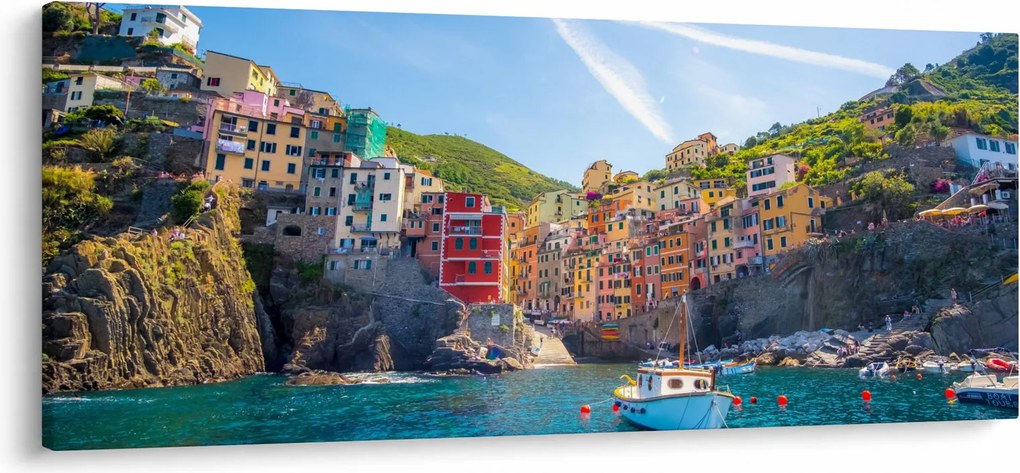 Tablou - Pe Marea mediterană (120x50 cm)