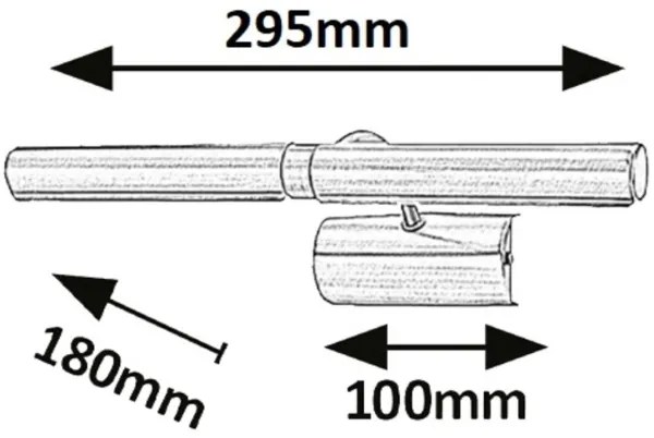 LED Corp de iluminat pentru tablouri PICTURE LIGHT 2xG9/2W/230V Rabalux 3644